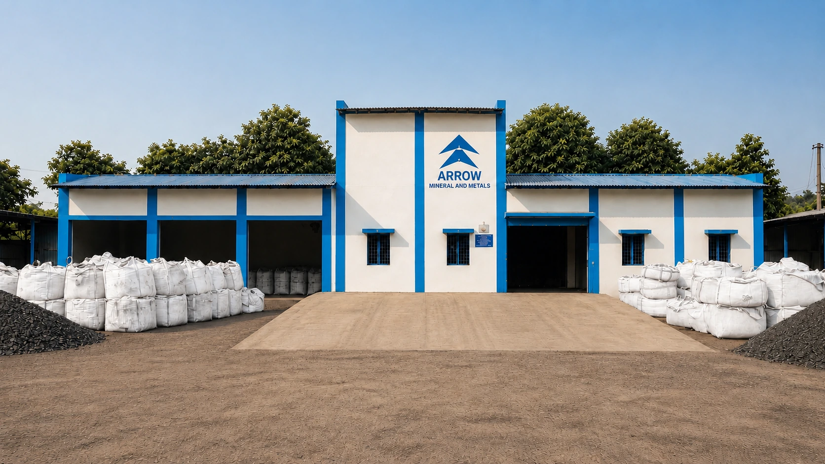 Arrow Minerals facility exterior