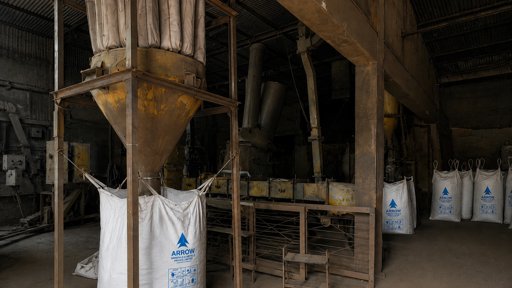 Arrow Minerals plant grinder