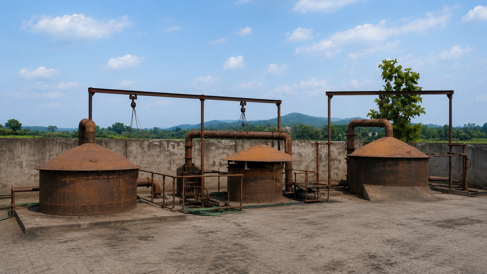 Arrow Minerals furnace and plant processing area