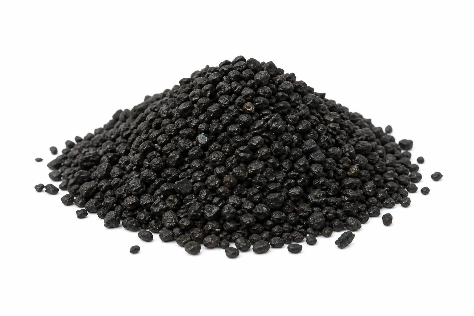 Manganese dioxide MnO2 granules and sand filtration media